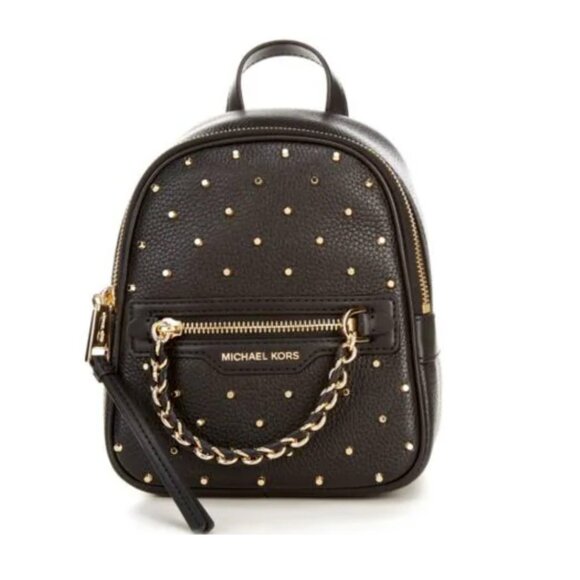 NWT Michael Kors Elliot Extra Small Convertible Messenger Astor Stud Backpack main image 3